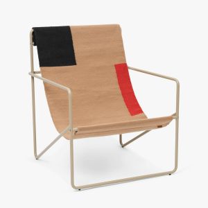 Desert Lounge Chair Cashmere Block - Lagerverkauf